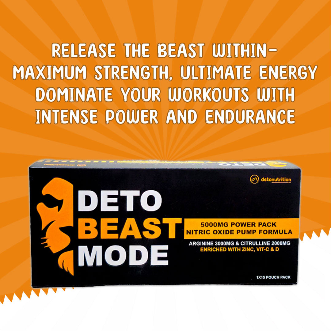 Deto Beast Mode -15 Pouches Pack